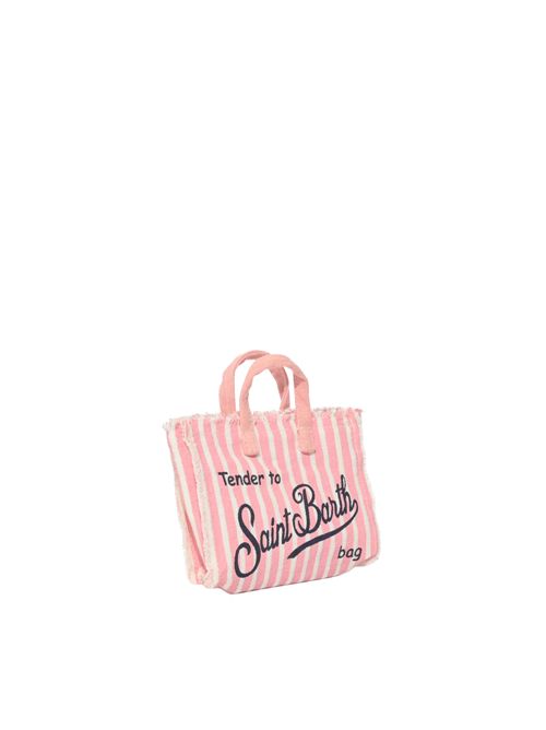 Phone Bag in lino a righe Rosa Mc2 Saint Barth | PHONE00200397L